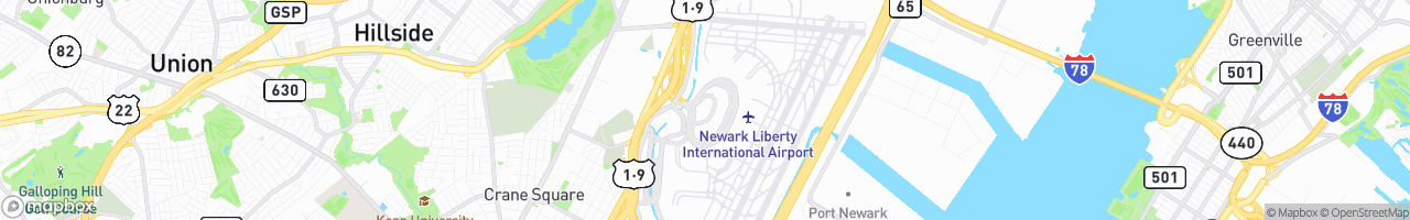 Newark Liberty International Airport - EWR - map