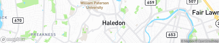 Haledon - map