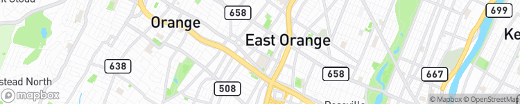East Orange - map