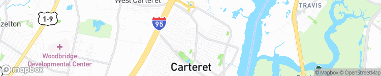Carteret - map