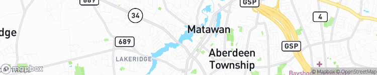Matawan - map