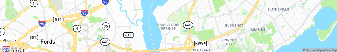 Charleston, Staten Island - map