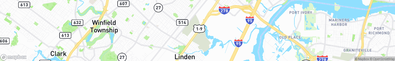 Linden Citgo - map