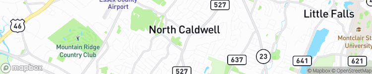 North Caldwell - map