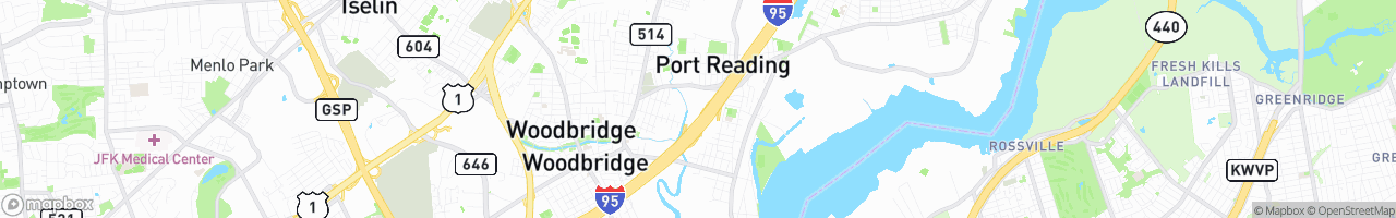 Thomas Edison Service Area - map