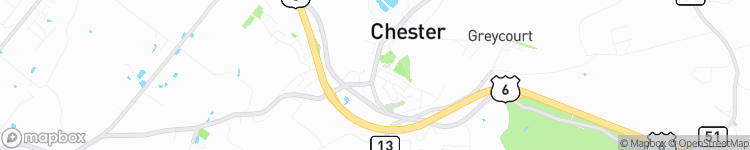 Chester - map