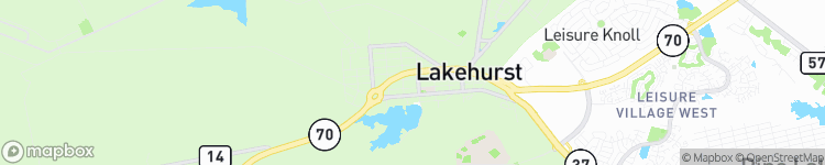 Lakehurst - map