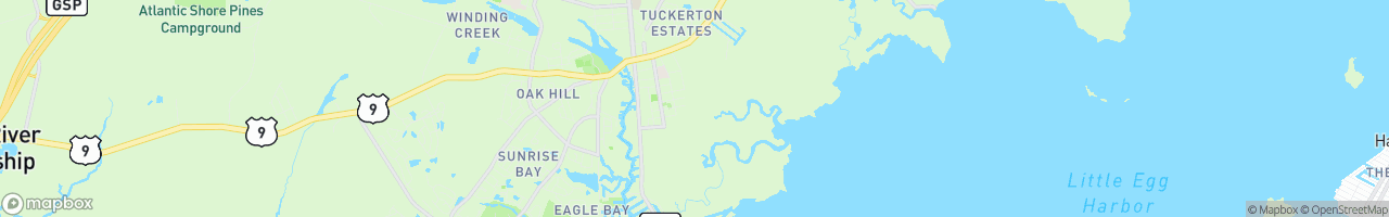 Tuckerton - map