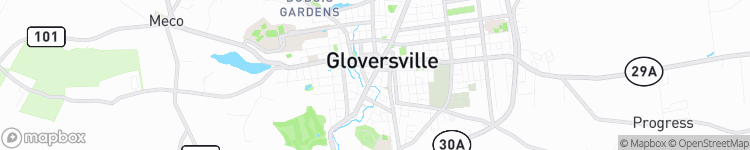 Gloversville - map