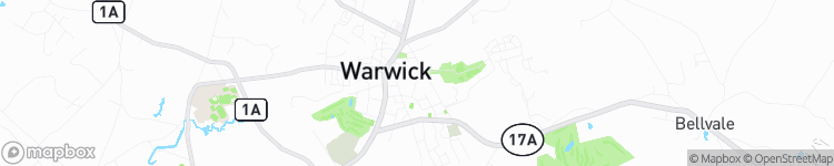 Warwick - map