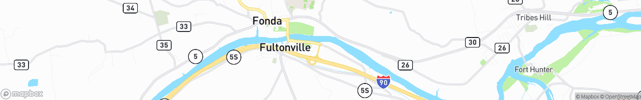 Fultonville Super Stop - map
