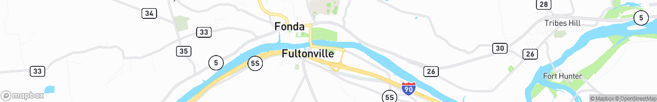 TA Fultonville - map