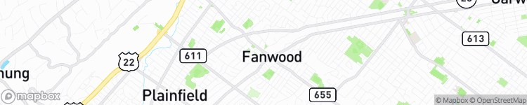 Fanwood - map