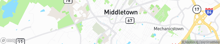 Middletown - map