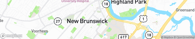 New Brunswick - map