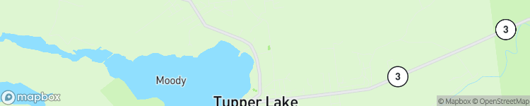 Tupper Lake - map