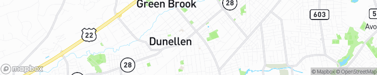 Dunellen - map