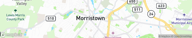 Morristown - map