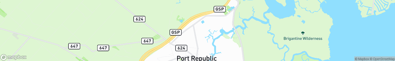 Port Republic - map