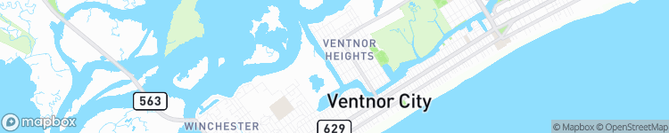 Ventnor City - map