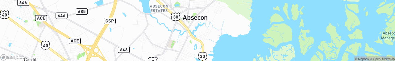 Absecon - map