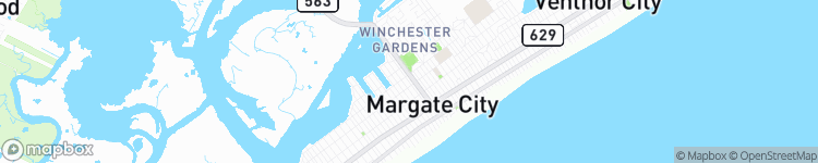 Margate City - map