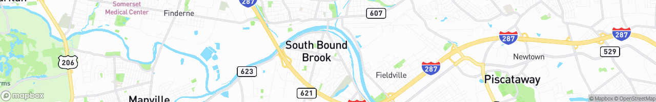 South Bound Brook - map