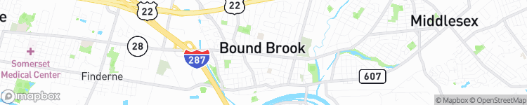 Bound Brook - map