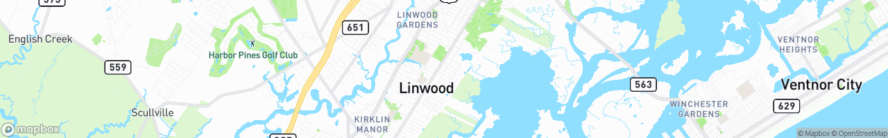 Linwood - map