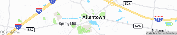 Allentown - map