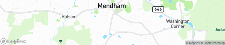 Mendham - map