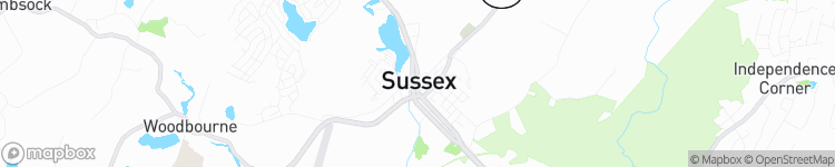 Sussex - map