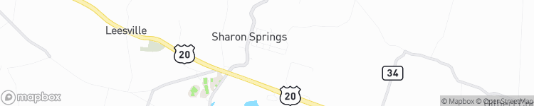Sharon Springs - map
