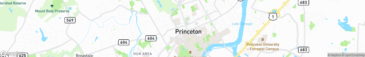 Princeton Corkscrew - map