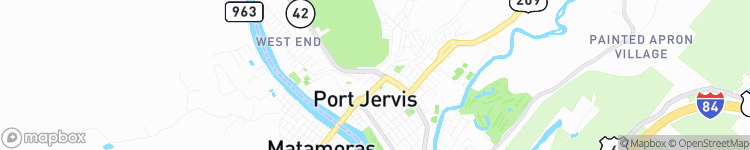Port Jervis - map