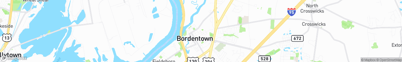 Bordentown - map