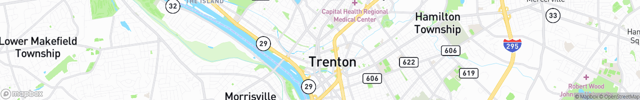 Trenton - map