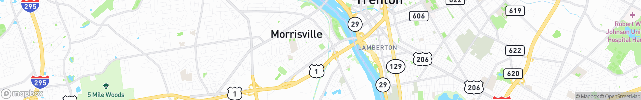Morrisville - map