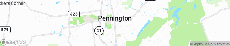 Pennington - map