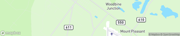 Woodbine - map