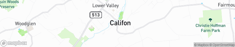 Califon - map