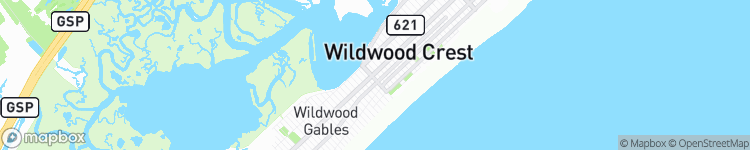 Wildwood Crest - map