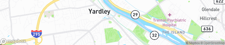 Yardley - map