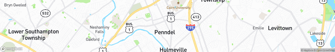 Penndel - map