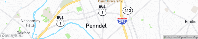 Penndel - map