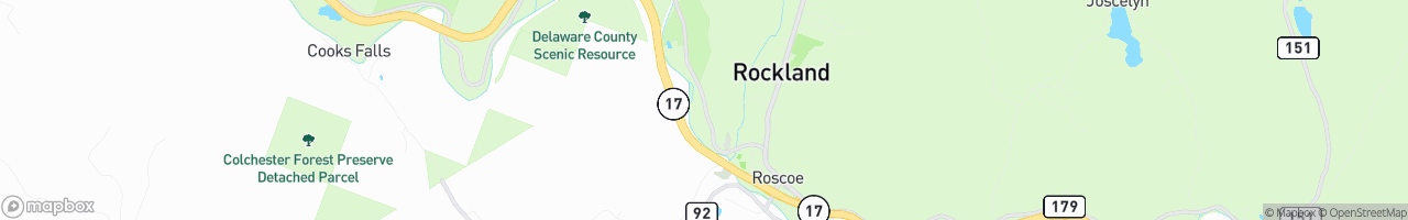 Roscoe Campsites - map