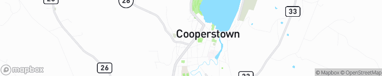 Cooperstown - map