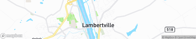 Lambertville - map