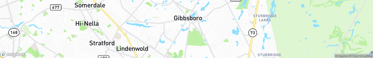 Gibbsboro - map