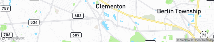 Clementon - map